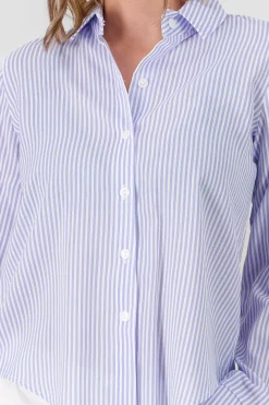 Camisa Rayas Asimétrica