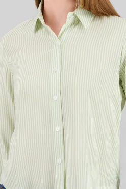 Camisa Rayas Asimétrica