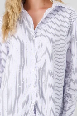 Camisa rayas con brillos Hypsters