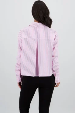 Camisa rayas manga larga