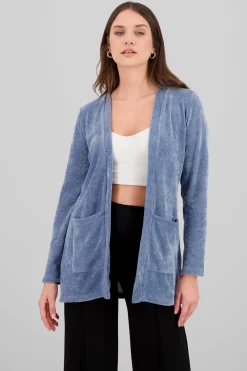 Cardigan bolsas detalle textura suave