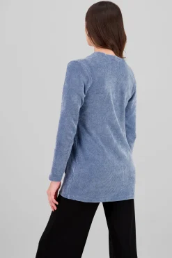 Cardigan bolsas detalle textura suave