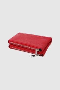 Cartera pequeña contraste texturas