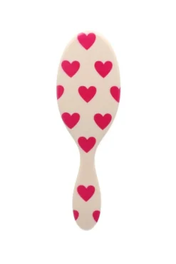Cepillo cabello corazones