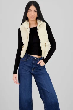 Chalec con bolsas cargo cropped