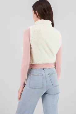 Chaleco corto peluche