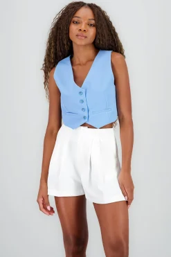 Chaleco escote V Con Botones