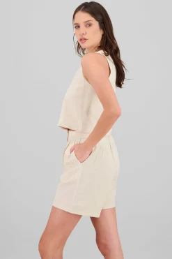 Chaleco liso botones