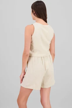 Chaleco liso botones