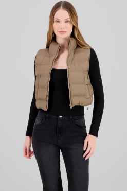 Chaleco liso capitonado