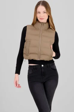 Chaleco liso capitonado