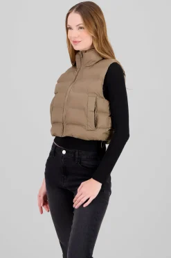 Chaleco liso capitonado