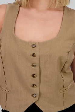 Chaleco sastre con botones