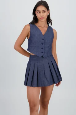 Chaleco sastre denim