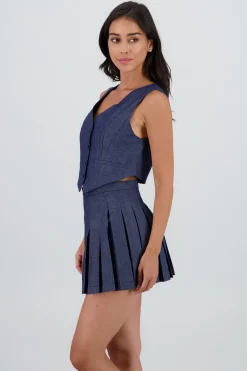 Chaleco sastre denim