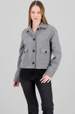 Chamarra bolsas manga larga