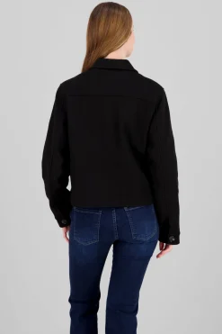 Chamarra bolsas manga larga