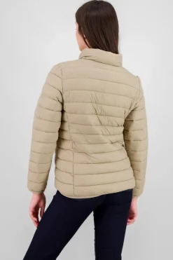 Chamarra capitonada lisa