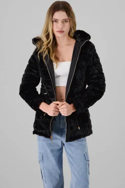 Chamarra doble vista detalle jareta