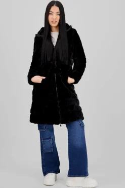 CHAMARRA LARGA PELUCHE