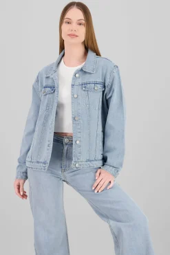 Chamarra trucker oversize