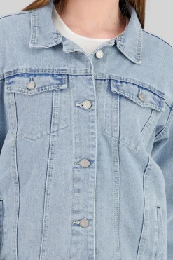 Chamarra trucker oversize