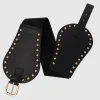 Cinturon ancho studs hebilla