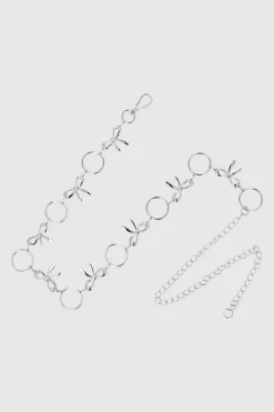 Cinturon cadena aro moños