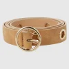 Cinturon delgado doble eyelets