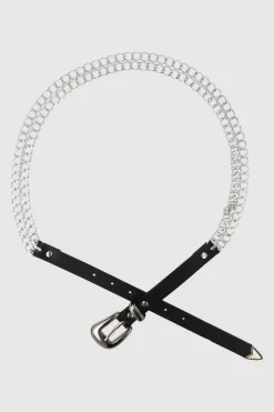 Cinturon doble cadena hebilla