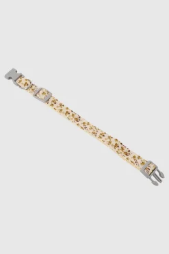 Collar mascota moños mini flores