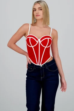 Corset varillas contraste