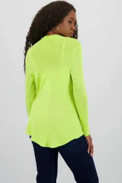 Cárdigan Corto Caída Cascada Manga Larga