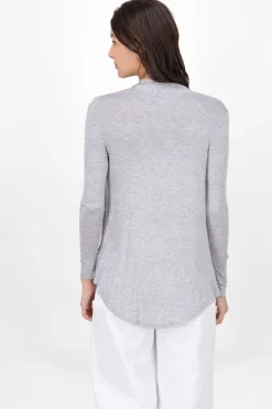 Cárdigan Corto Caída Cascada Manga Larga