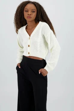 Cárdigan Tejido Punto Botones