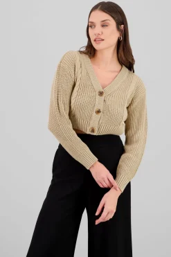 Cárdigan Tejido Punto Botones