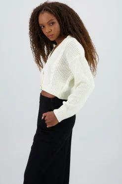 Cárdigan Tejido Punto Botones