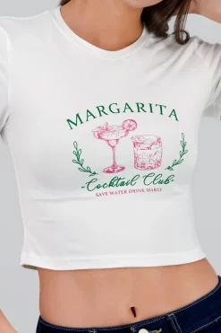 Crop top print margarita