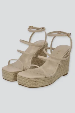 Cuña punta cuadrada tiras delgadas