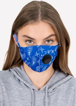 Cubreboca tela filtro paisley