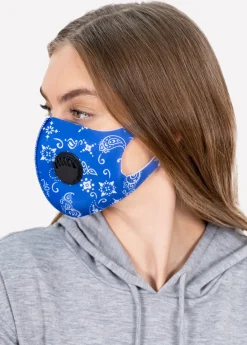 Cubreboca tela filtro paisley