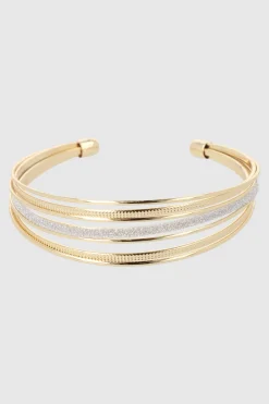 CUFF MULTILINEAS DETALLE GLITTER