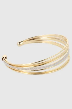 CUFF MULTILINEAS DETALLE GLITTER
