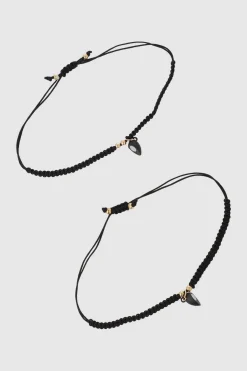 Dúo Pulseras Corazón Imán