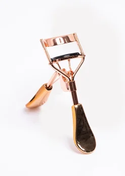 Enchinador metálico rosa