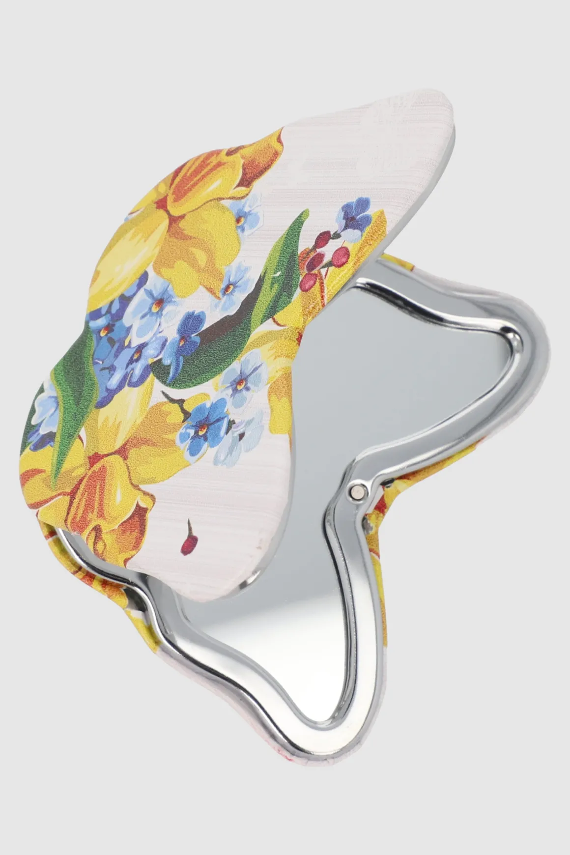 Espejo mariposa flor