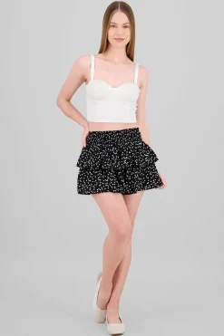 Falda doble olan corazones