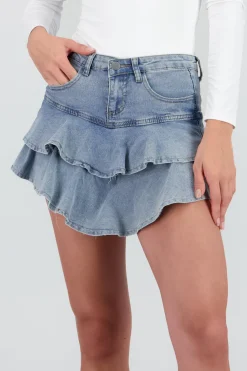 Falda Mini Denim Olanes