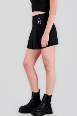 Falda mini detalle doble hevilla