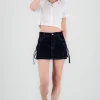 Falda short cargo